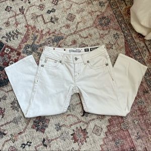 White MissMe capris